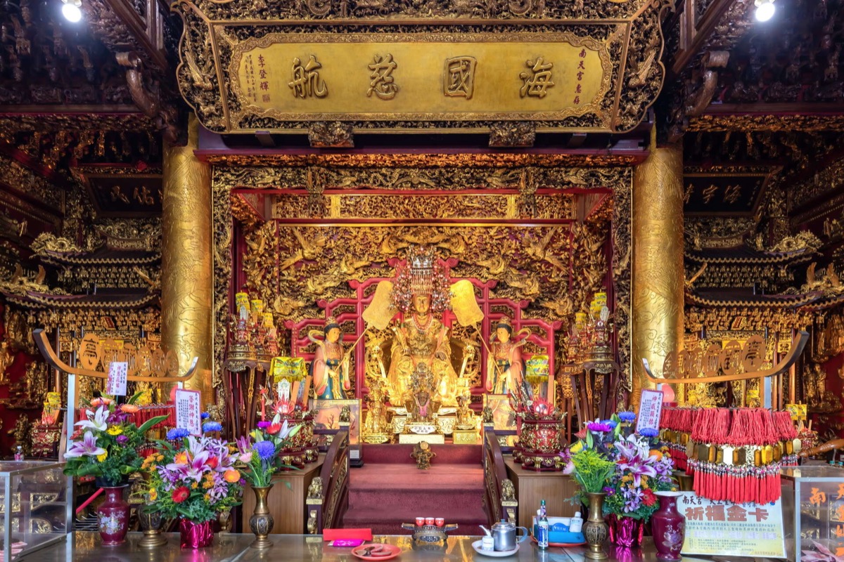 南方澳南天宮 金媽祖